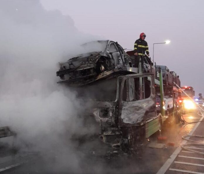 noi imagini incendiu tir drum expres-1