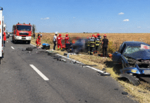Accident mortal pe DN 65C. O femeie a murit, iar alte trei persoane au ajuns la spital/ FOTO