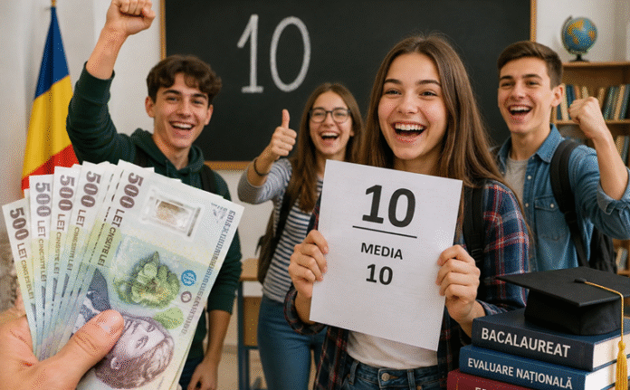 elevii de 10 - recompensati de guvern