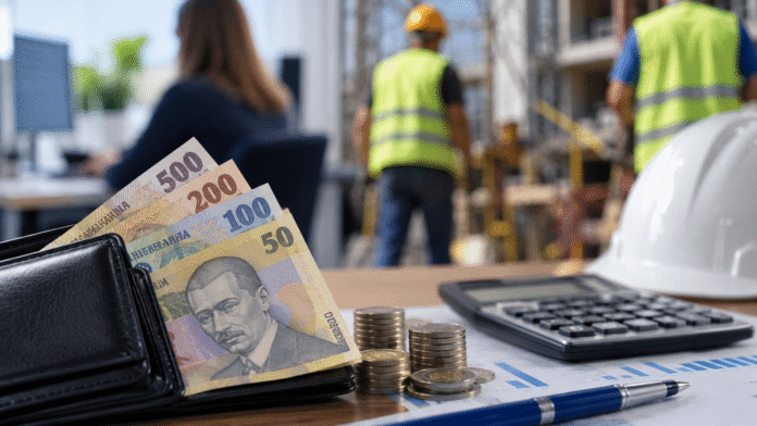 salariati si salarii in olt