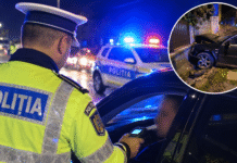 Polițiștii din Olt au aplicat peste 360 de amenzi într-un singur weekend. Un șofer beat a intrat cu mașina într-un gard