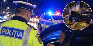 Polițiștii din Olt au aplicat peste 360 de amenzi într-un singur weekend. Un șofer beat a intrat cu mașina într-un gard