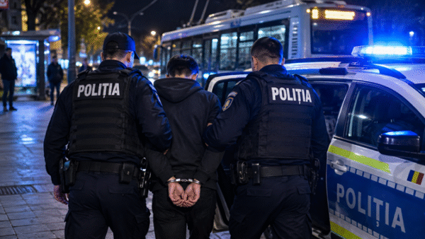 Escort nocturn sub lumini albastre
