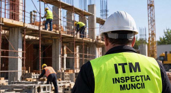 Inspector ITM pe santier - constructii
