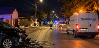 Accident rutier la Corabia, urmat de o avarie la rețeaua de gaze. 158 de consumatori de pe șase străzi, afectați