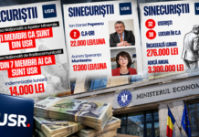 PSD, dezvăluiri despre sinecuriștii USR: 32 de oameni, 38 de funcții la companiile de stat și venituri de 276.000 de lei pe lună