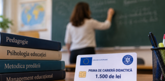 Guvernul a prelungit perioada de acordare a primei de carieră didactică. Până când pot primi profesorii banii pe carduri
