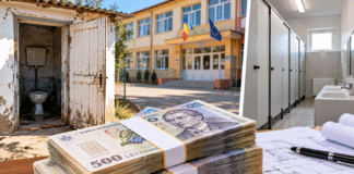 Bani de la Guvern pentru școlile cu toalete necorespunzătoare, inclusiv din Olt. Aproape 8 milioane de lei pentru modernizarea grupurilor sanitare