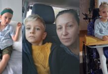 La doar 5 ani, Nectarie nu poate merge și nu a spus niciodată mama. Are nevoie de 50.000 de euro pentru recuperare